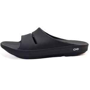 Oofos OOahh Recovery Slides Black M14 W16 Comfort Sandals